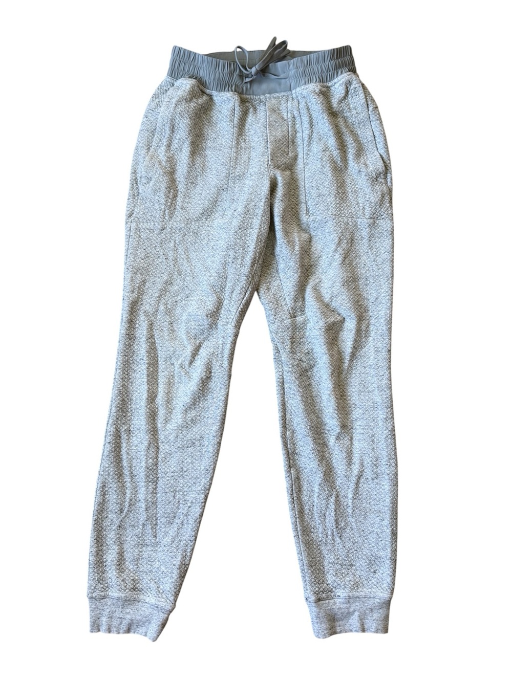Lululemon At Ease Joggers Mens S Heather Gray Tapered Drawstring Sweatpants